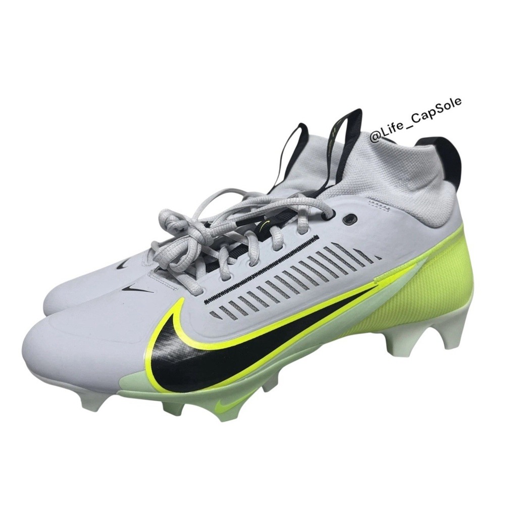 Size 13 Nike Vapor Edge Pro 360 2 Football Cleats Platinum Volt DA5456-004 Men